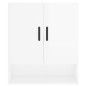 vidaXL Armario de pared madera de ingeniería blanco brillo 60x31x70 cm vidaXL Armario de pared madera de ingeniería blanco brillo 60x31x70 cm