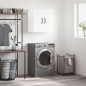 vidaXL Armario pared madera contrachapada blanco brillo 60x31x60 cm vidaXL Armario pared madera contrachapada blanco brillo 60x31x60 cm