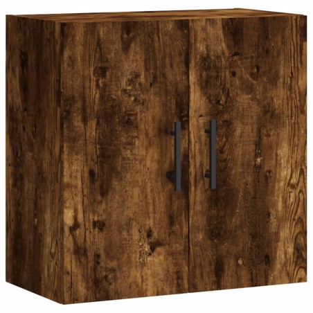 vidaXL Armario de pared madera de ingeniería roble ahumado 60x31x60 cm