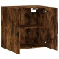 vidaXL Armario de pared madera de ingeniería roble ahumado 60x31x60 cm vidaXL Armario de pared madera de ingeniería roble ahumado 60x31x60 cm