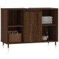 vidaXL Mueble de baño madera de ingeniería roble marrón 80x33x60 cm vidaXL Mueble de baño madera de ingeniería roble marrón 80x33x60 cm