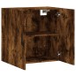 vidaXL Armario de pared madera de ingeniería roble ahumado 60x31x60 cm vidaXL Armario de pared madera de ingeniería roble ahumado 60x31x60 cm