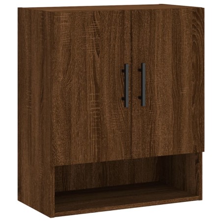 vidaXL Armario de pared madera de ingeniería marrón roble 60x31x70 cm