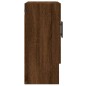 vidaXL Armario de pared madera de ingeniería marrón roble 60x31x70 cm