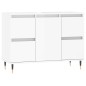 vidaXL Mueble de baño madera de ingeniería blanco brillo 80x33x60 cm