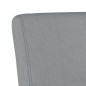 vidaXL Silla tapizada de tela gris claro vidaXL Silla tapizada de tela gris claro
