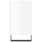vidaXL Mueble de baño madera de ingeniería blanco brillo 80x33x60 cm vidaXL Mueble de baño madera de ingeniería blanco brillo 80x33x60 cm