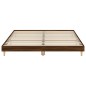 vidaXL Estructura de cama madera contrachapada marrón roble 140x200 cm vidaXL Estructura de cama madera contrachapada marrón roble 140x200 cm