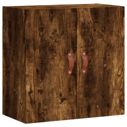 vidaXL Armario de pared madera de ingeniería roble ahumado 60x31x60 cm