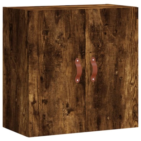 vidaXL Armario de pared madera de ingeniería roble ahumado 60x31x60 cm
