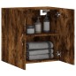 vidaXL Armario de pared madera de ingeniería roble ahumado 60x31x60 cm vidaXL Armario de pared madera de ingeniería roble ahumado 60x31x60 cm