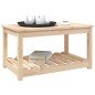 vidaXL Mesa de jardín madera maciza de pino 82,5x50,5x45 cm vidaXL Mesa de jardín madera maciza de pino 82,5x50,5x45 cm