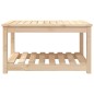 vidaXL Mesa de jardín madera maciza de pino 82,5x50,5x45 cm vidaXL Mesa de jardín madera maciza de pino 82,5x50,5x45 cm