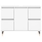 vidaXL Mueble de baño madera de ingeniería blanco 80x33x60 cm vidaXL Mueble de baño madera de ingeniería blanco 80x33x60 cm