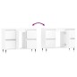 vidaXL Mueble de baño madera de ingeniería blanco 80x33x60 cm vidaXL Mueble de baño madera de ingeniería blanco 80x33x60 cm