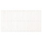 vidaXL Cabecero de cama de pared madera maciza pino blanco 204x3x110cm vidaXL Cabecero de cama de pared madera maciza pino blanco 204x3x110cm