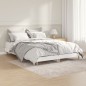 vidaXL Estructura de cama madera contrachapada blanco brillo 140x190cm vidaXL Estructura de cama madera contrachapada blanco brillo 140x190cm