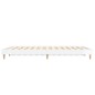 vidaXL Estructura de cama madera contrachapada blanco brillo 140x190cm vidaXL Estructura de cama madera contrachapada blanco brillo 140x190cm