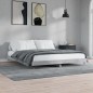 vidaXL Estructura de cama madera contrachapada gris hormigón 160x200cm