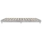 vidaXL Estructura de cama madera contrachapada gris hormigón 160x200cm