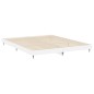 vidaXL Estructura de cama madera contrachapada blanco brillo 140x200cm vidaXL Estructura de cama madera contrachapada blanco brillo 140x200cm