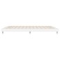 vidaXL Estructura de cama madera contrachapada blanco brillo 140x200cm vidaXL Estructura de cama madera contrachapada blanco brillo 140x200cm