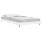 vidaXL Estructura de cama madera contrachapada blanca 90x190 cm vidaXL Estructura de cama madera contrachapada blanca 90x190 cm
