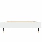 vidaXL Estructura de cama madera contrachapada blanca 75x190 cm vidaXL Estructura de cama madera contrachapada blanca 75x190 cm