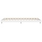 vidaXL Estructura de cama madera contrachapada blanca 75x190 cm vidaXL Estructura de cama madera contrachapada blanca 75x190 cm