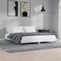 vidaXL Estructura de cama con LED madera maciza blanca 200x200 cm vidaXL Estructura de cama con LED madera maciza blanca 200x200 cm