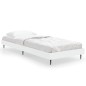 vidaXL Estructura de cama madera contrachapada blanca 75x190 cm vidaXL Estructura de cama madera contrachapada blanca 75x190 cm