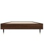 vidaXL Estructura de cama madera contrachapada roble marrón 75x190 cm vidaXL Estructura de cama madera contrachapada roble marrón 75x190 cm