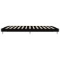 vidaXL Estructura de cama con LED madera maciza negra 160x200 cm