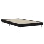 vidaXL Estructura de cama madera contrachapada negra 90x190 cm
