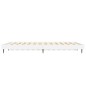 vidaXL Estructura de cama madera contrachapada blanco brillo 140x190cm