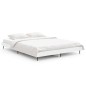 vidaXL Estructura de cama madera contrachapada blanca 135x190 cm vidaXL Estructura de cama madera contrachapada blanca 135x190 cm