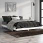 vidaXL Estructura de cama madera contrachapada blanca 135x190 cm vidaXL Estructura de cama madera contrachapada blanca 135x190 cm