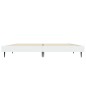 vidaXL Estructura de cama madera contrachapada blanca 135x190 cm vidaXL Estructura de cama madera contrachapada blanca 135x190 cm