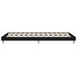 vidaXL Estructura de cama madera contrachapada negra 90x200 cm vidaXL Estructura de cama madera contrachapada negra 90x200 cm