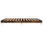 vidaXL Estructura de cama madera contrachapada roble ahumado 120x200cm vidaXL Estructura de cama madera contrachapada roble ahumado 120x200cm