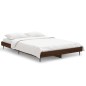 vidaXL Estructura de cama madera contrachapada marrón roble 120x190 cm vidaXL Estructura de cama madera contrachapada marrón roble 120x190 cm