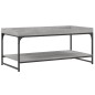 vidaXL Mesa de centro madera de ingeniería gris Sonoma 100x49x45 cm vidaXL Mesa de centro madera de ingeniería gris Sonoma 100x49x45 cm