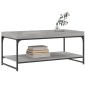 vidaXL Mesa de centro madera de ingeniería gris Sonoma 100x49x45 cm vidaXL Mesa de centro madera de ingeniería gris Sonoma 100x49x45 cm