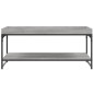 vidaXL Mesa de centro madera de ingeniería gris Sonoma 100x49x45 cm vidaXL Mesa de centro madera de ingeniería gris Sonoma 100x49x45 cm