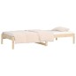 vidaXL Sofá cama madera maciza de pino 90x200 cm