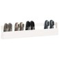 vidaXL Estantes zapatos de pared 2 uds madera pino blanco 110x9x23cm vidaXL Estantes zapatos de pared 2 uds madera pino blanco 110x9x23cm