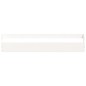 vidaXL Estantes zapatos de pared 2 uds madera pino blanco 110x9x23cm vidaXL Estantes zapatos de pared 2 uds madera pino blanco 110x9x23cm