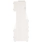 vidaXL Estantes zapatos de pared 2 uds madera pino blanco 110x9x23cm vidaXL Estantes zapatos de pared 2 uds madera pino blanco 110x9x23cm
