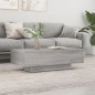 vidaXL Mesa de centro madera de ingeniería gris Sonoma 100x49,5x31 cm vidaXL Mesa de centro madera de ingeniería gris Sonoma 100x49,5x31 cm