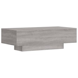 vidaXL Mesa de centro madera de ingeniería gris Sonoma 100x49,5x31 cm